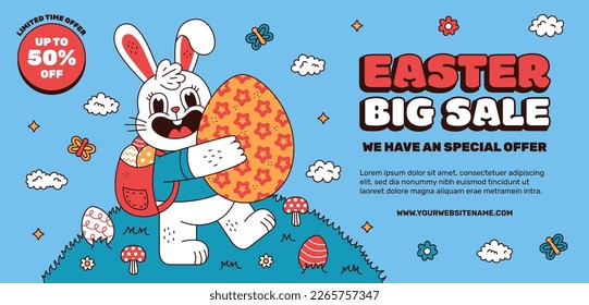 Diseño de la Ilustración del Vector de Pascua. Temporada de Pascua.