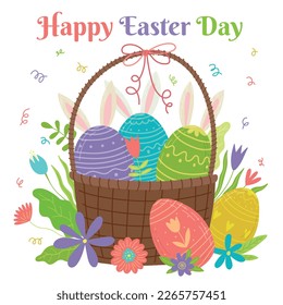 Easter Vector Illustration Design. Easter season.