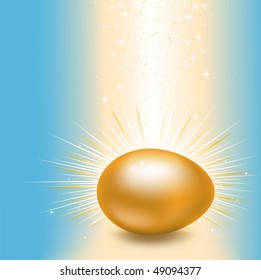 Easter vector illustration. EPS8, all parts closed, possibility to edit.