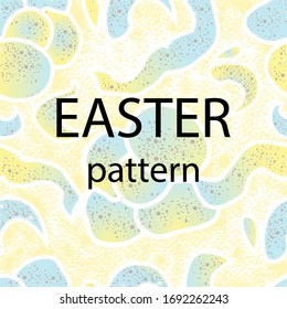 Easter vector seamless texture. Abstract tender pattern