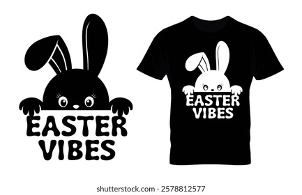 Easter vibes funny t-shirt design