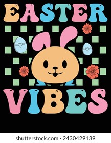 Easter vibes T-Shirt Design Easter vibes T-Shirt Design