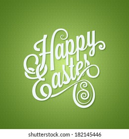 easter vintage lettering background