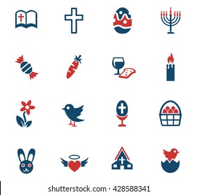 easter web icons for user interface design