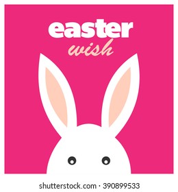 easter Wish Bunny Card