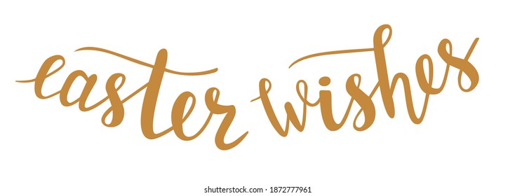 Easter wishes hand lettering vector. Spring season and Easter holidays quotes and phrases for cards, banners, posters, mug, scrapbooking, pillow case, phone cases and clothes design. 