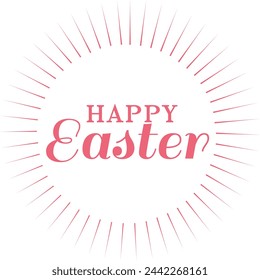 Easter Wishes, Typography for print or use as poster, card, flyer or T Shirt