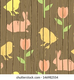 Easter wood texture