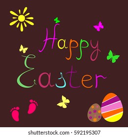 Easter,Easter card,vector illustration