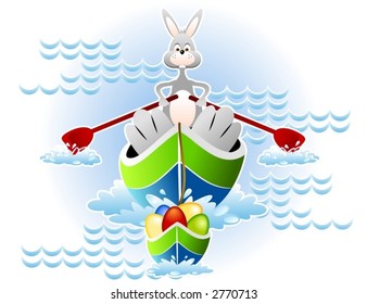 Easter-eggs on transport
