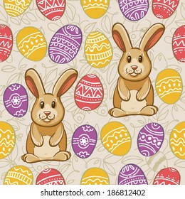 Easter-eggs. Pattern.