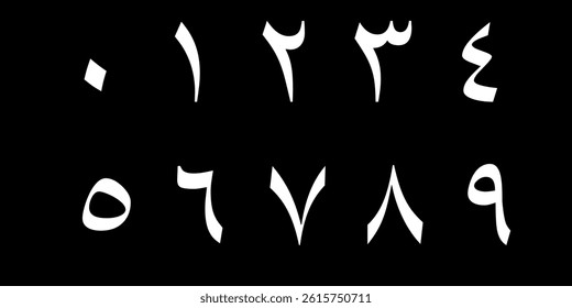 eastern arabic numbers, arabic numerals