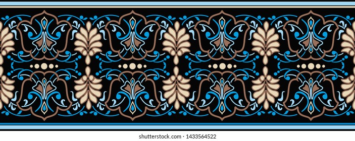 Eastern border ornament. For printing on fabric, painting.
