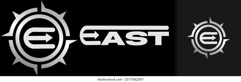 eastern compass logo vector design