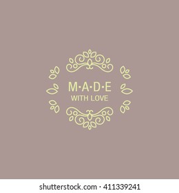 Handgezeichnetes, handgezeichnetes, orientalisches Design-Handzeichen, handgezeichnet 