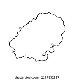 Eastern England, UK region map. Vector illustration.