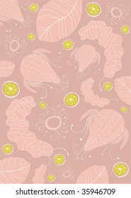eastern floral background