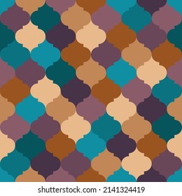 eastern motif. geometric ornament. vector seamless pattern. color repetitive background. fabric swatch. wrapping paper. modern stylish texture. design template for apparel, home decor, textile, cloth