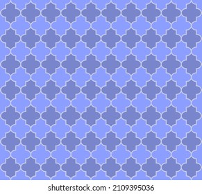 Eastern Mubarak Mosaic. Elegant Moroccan Seamless Pattern. 1001 Night Arabesque. Traditional Islamic Lantern Background. Moroccan Seamless Pattern. Mosque Window Pattern. Ramadan Kareem Tender Design.