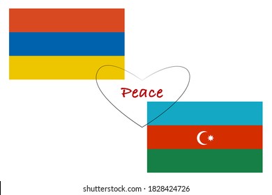 
eastern national flags united for peace on a white background. symbols of eastern countries. flat vector illustration. International friendship of peoples. against war and conflict.