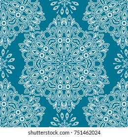 Eastern  ornament ,  seamless pattern for textiles, wallpapers and other. Vector image.