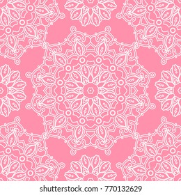 Eastern  ornament ,  seamless pattern for textiles, wallpapers and other. Vector image.