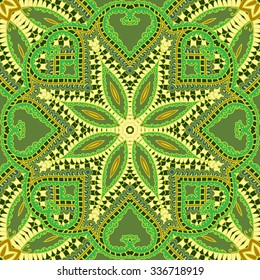 Eastern ornament, seamless pattern, vector image