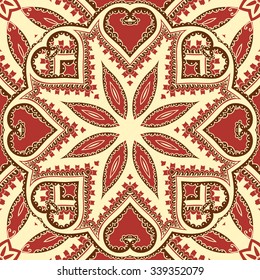 Eastern ornament, seamless pattern, vector image