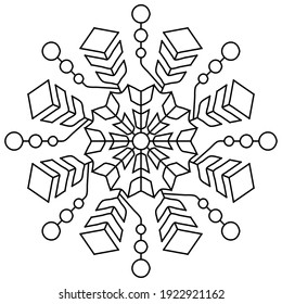 Easy adult Coloring Page