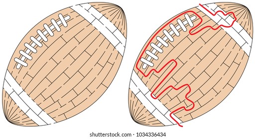 Easy ball maze for younger kids with a solution