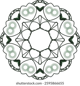 easy and beautiful mandala design for coloring book, mandala art for henna and tattoo design 
See less