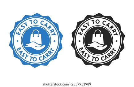 Easy to carry design logo template illustration