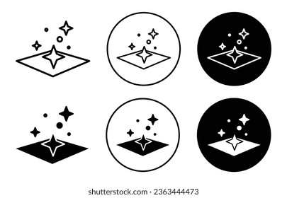 easy clean floor surface icon. House  sanitizer with water symbol. Home wet material cleaner to make it shiny vector. Cloth wash with fresh wipe sign.