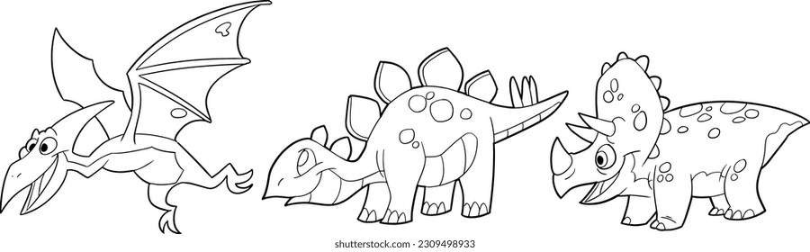 Easy coloring page baby