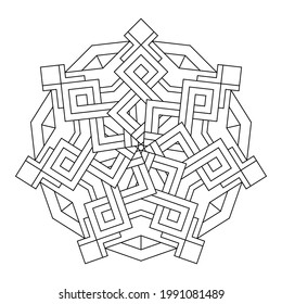 Download Mandala Simple Square High Res Stock Images Shutterstock