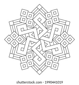 Easy coloring pages adults