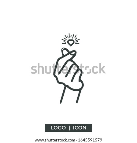 Easy Concept. Finger Snapping Hand Gesture Minimal Flat Line Outline Stroke Icon Pictograph