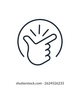 Easy, convenient application, use. Friendly simplifying experience and enhancing. Vector linear icon illustration isolated on white background.