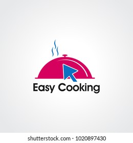 easy cooking logo vector, icon, element, and template for business