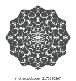 Easy custom mandala with abstract maker