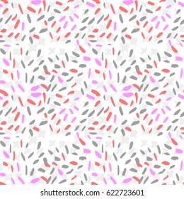 easy drawn a pattern of colored lines on a white background