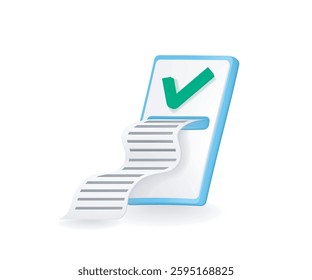 Easy e bill payment transaction the mobile with financial paper