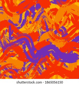 Fácil edición de la ilustración de fondo del diseño de pincel abstracto para la plantilla de pancarta de presentación
