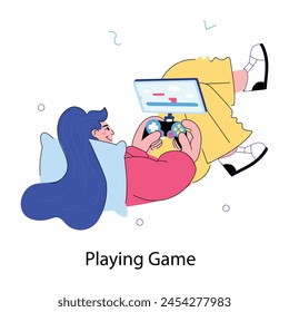 Fácil de editar doodle mini ilustración del juego 