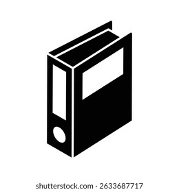 Icono isométrico fácil de editar que muestra un aglutinante