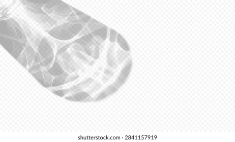 Easy to edit layered vector shadow. A water bottle with glass caustics on a checkerboard backdrop. Adjust tonal layer opacity to control shadow intensity and perceived softness.
