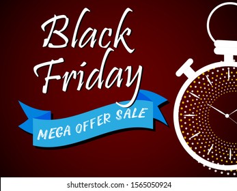 easy to edit vector illustration of Black Friday Sale Promotion advertisement banner template background