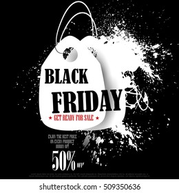 easy to edit vector illustration of Black Friday Sale and Promotion offer banner