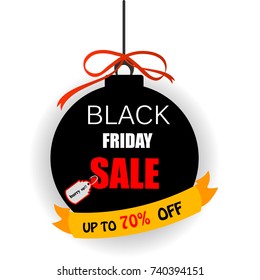 easy to edit vector illustration of Black Friday Sale and Promotion offer banner