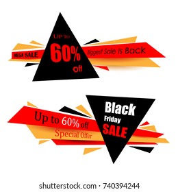 easy to edit vector illustration of Black Friday Sale and Promotion offer banner